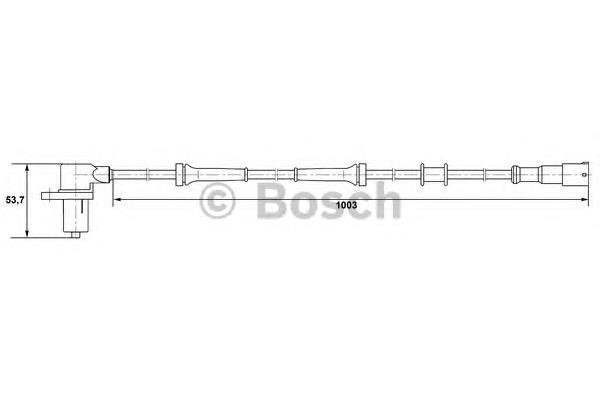 0265006212 Bosch sensor dianteiro de abs