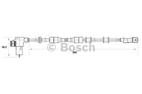 0265006207 Bosch sensor dianteiro de abs