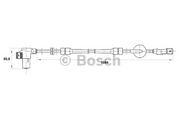 0265006205 Bosch sensor dianteiro de abs
