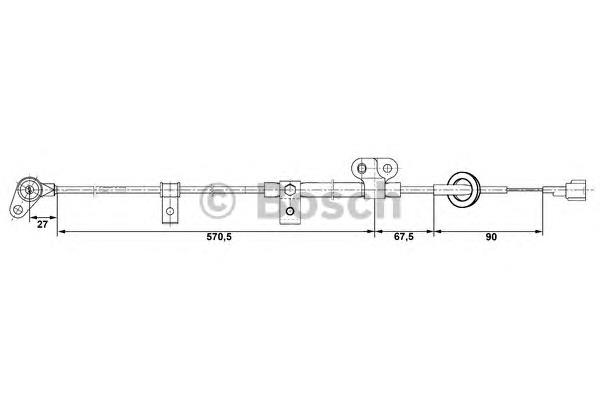 Sensor ABS dianteiro direito para Nissan Micra (K11)