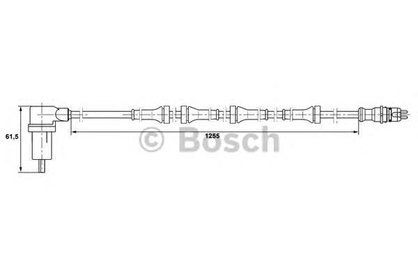 7700305118 Renault (RVI) sensor abs traseiro esquerdo