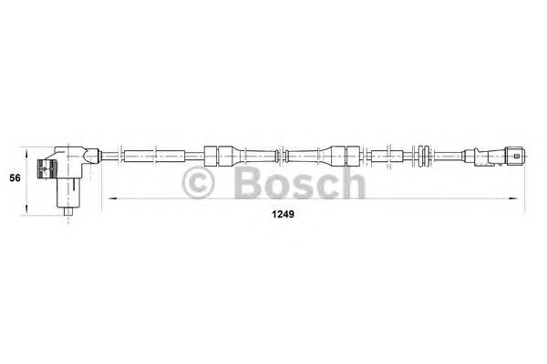0265006200 Bosch sensor dianteiro de abs