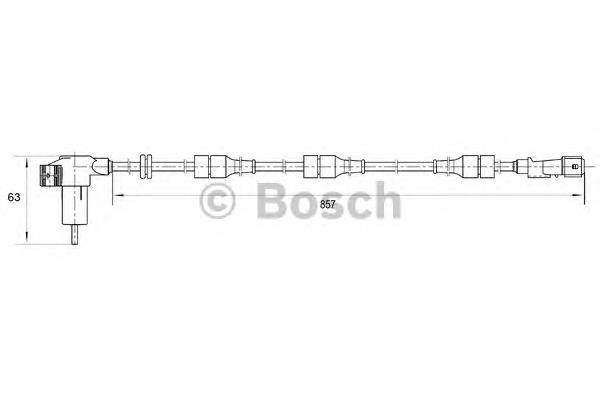0265006203 Bosch sensor abs traseiro