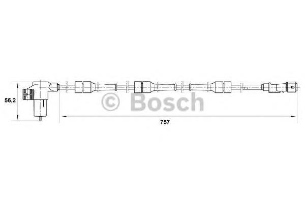 0265006202 Bosch sensor abs traseiro