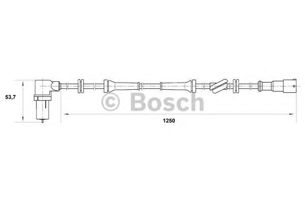 0265006164 Bosch sensor abs dianteiro direito