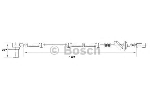 0265006573 Bosch sensor abs traseiro direito