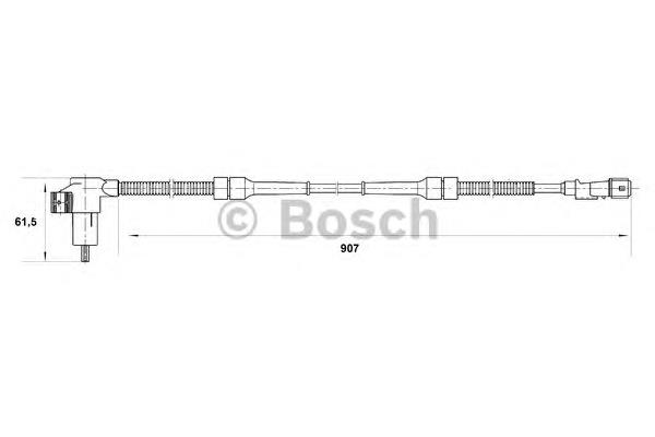 0265006504 Bosch sensor abs traseiro