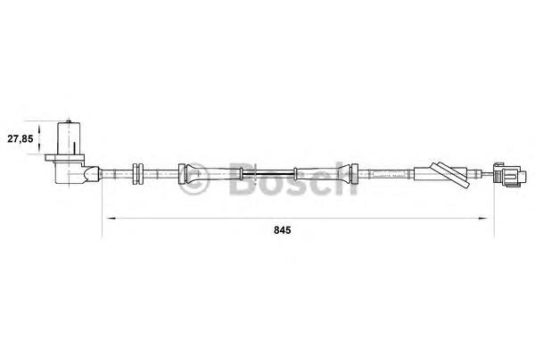 0265006702 Bosch sensor abs dianteiro esquerdo