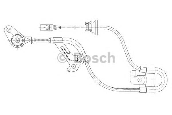 0265006665 Bosch sensor abs dianteiro esquerdo