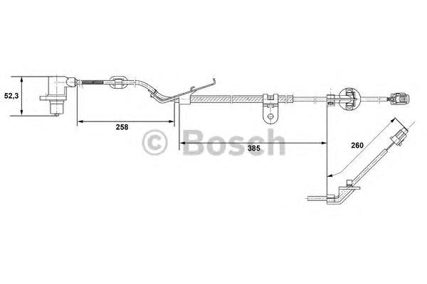 0265006674 Bosch sensor abs dianteiro esquerdo