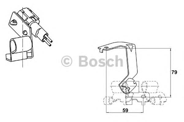 Sensor ABS dianteiro direito ABS174 Japan Parts