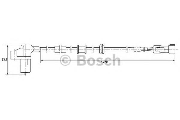 265006331 Bosch sensor dianteiro de abs