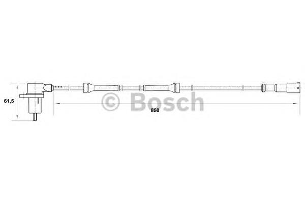 0265006364 Bosch sensor abs traseiro esquerdo