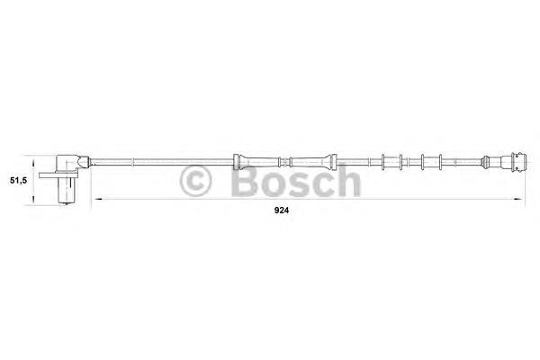 0265006425 Bosch sensor dianteiro de abs