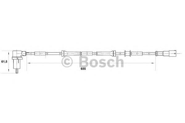 0265006400 Bosch sensor abs traseiro esquerdo