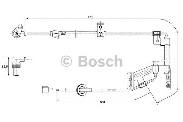 4791070J00 Nissan sensor abs dianteiro direito