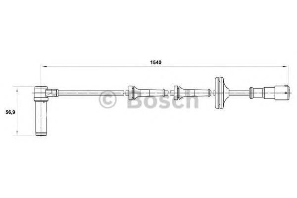 Sensor dianteiro de ABS para MERCEDES BENZ TRUCK Vario (667)