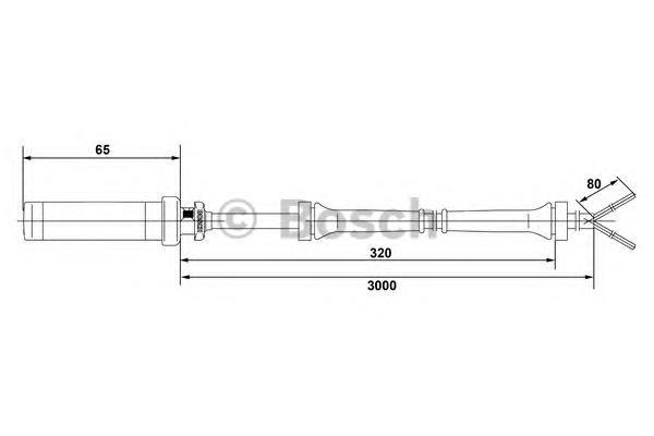 0265004008 Bosch sensor dianteiro de abs