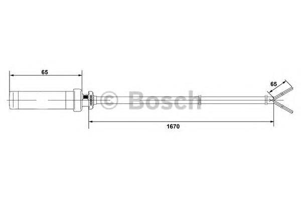 0265004010 Bosch sensor abs traseiro