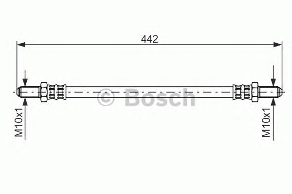 1987476469 Bosch mangueira do freio dianteira