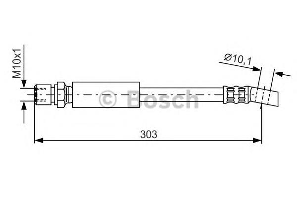 1987476426 Bosch mangueira do freio dianteira