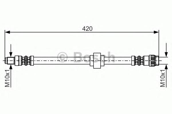 1987476704 Bosch mangueira do freio dianteira