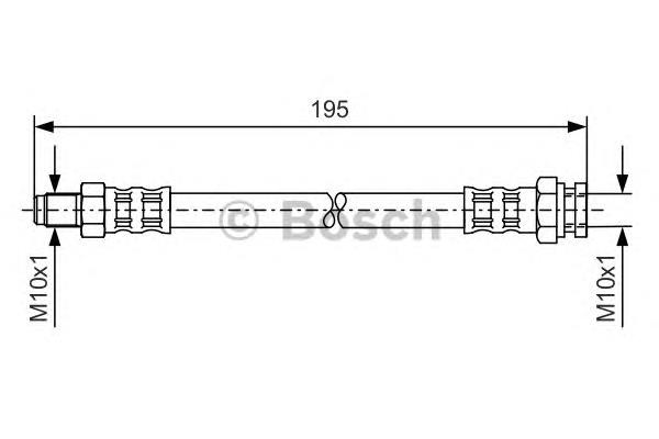 1 987 476 152 Bosch mangueira do freio traseira
