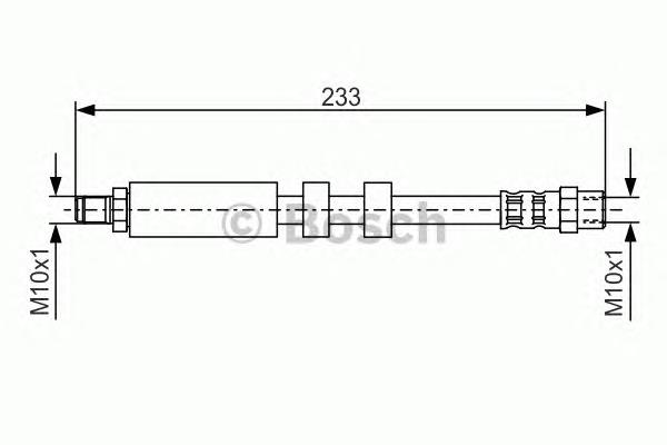 1987476418 Bosch mangueira do freio traseira