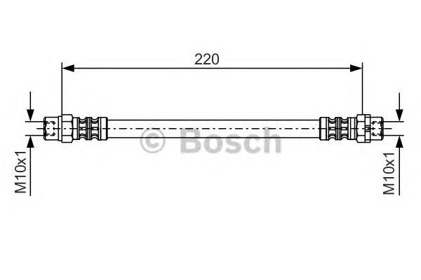 1987476175 Bosch mangueira do freio traseira