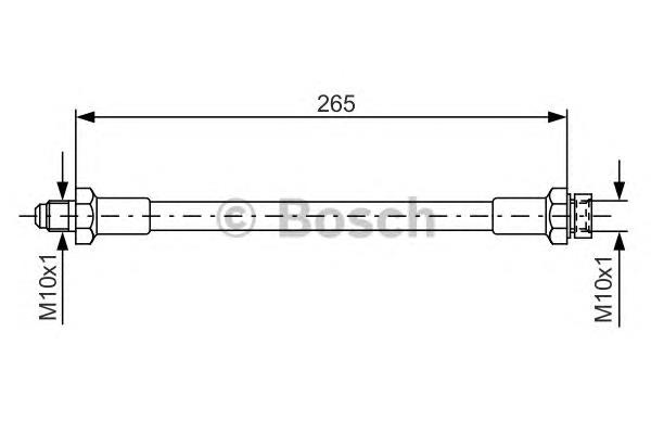 1987476244 Bosch mangueira do freio traseira