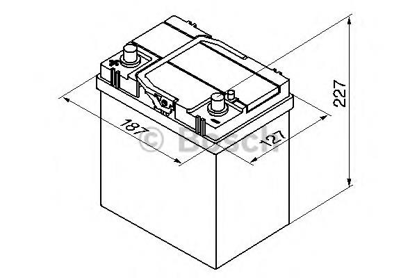 0 092 S40 190 Bosch bateria recarregável (pilha)