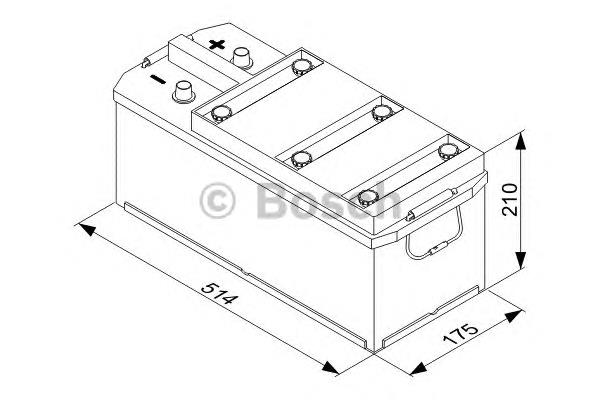 0092T30450 Bosch bateria recarregável (pilha)