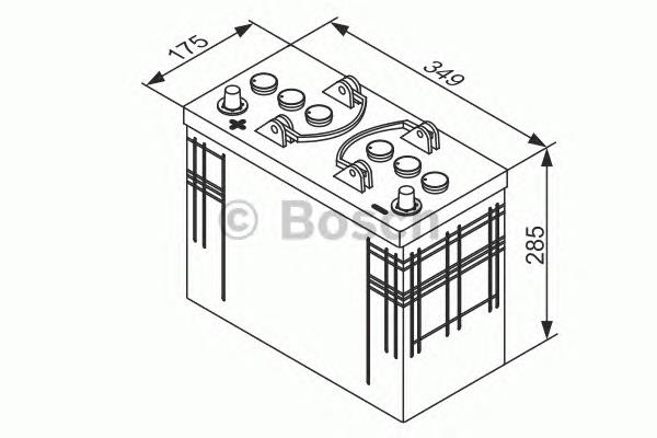 0092T30411 Bosch bateria recarregável (pilha)