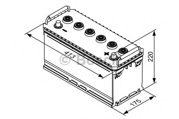 0092T30730 Bosch bateria recarregável (pilha)