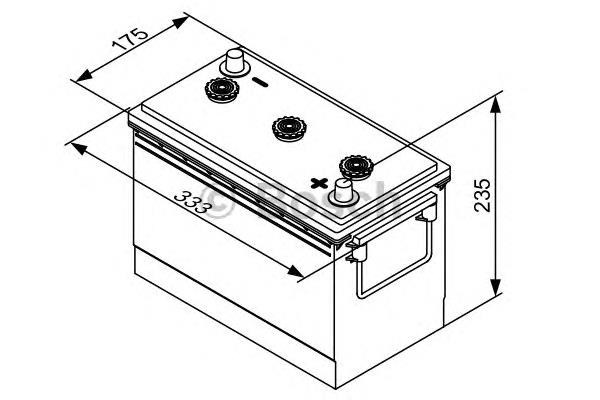 0092T30630 Bosch bateria recarregável (pilha)