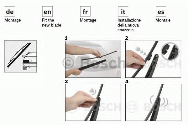 Limpa-pára-brisas de vidro traseiro BMW 1 F40