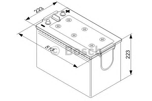 0092T50770 Bosch bateria recarregável (pilha)