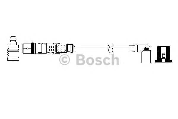 Провод высоковольтный, цилиндр №1 0986357735 Bosch