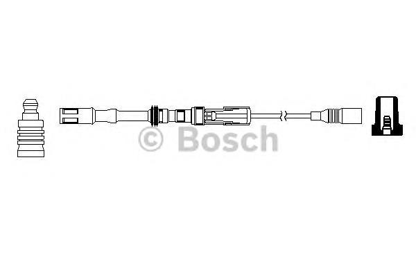 Fio de alta voltagem, cilindro No. 1 0986357728 Bosch