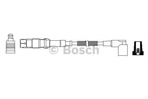 Fios de alta voltagem, kit 0986357703 Bosch