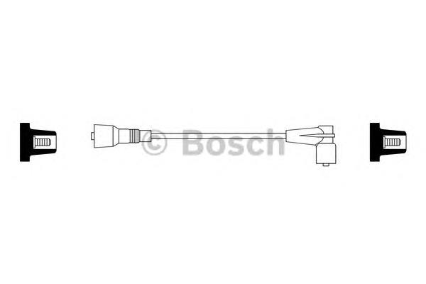 0 986 356 229 Bosch fios de alta voltagem, kit