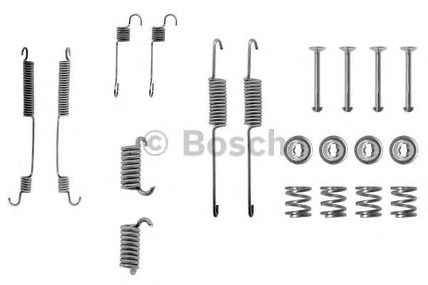Купить 1987475034 Bosch Монтажный комплект задних барабанных колодок
