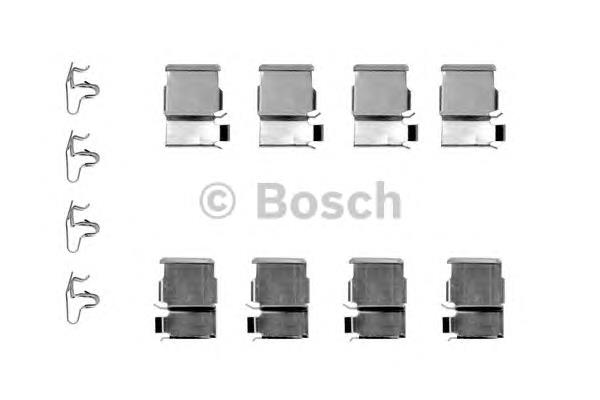 1987474351 Bosch Комплект пружинок крепления дисковых колодок, задних