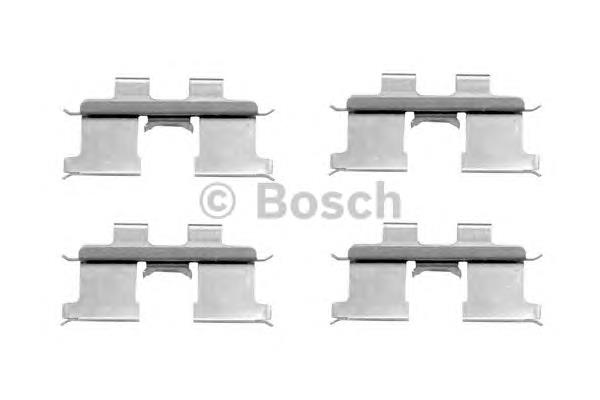 1987474423 Bosch sapatas do freio traseiras de disco