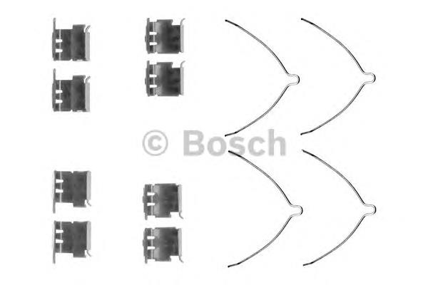 Kit de molas de fixação de sapatas de disco dianteiras 1987474396 Bosch