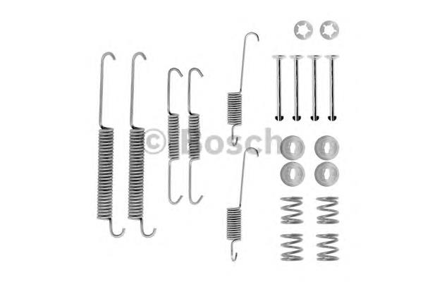 Купить 1987475256 Bosch Монтажный комплект задних барабанных колодок
