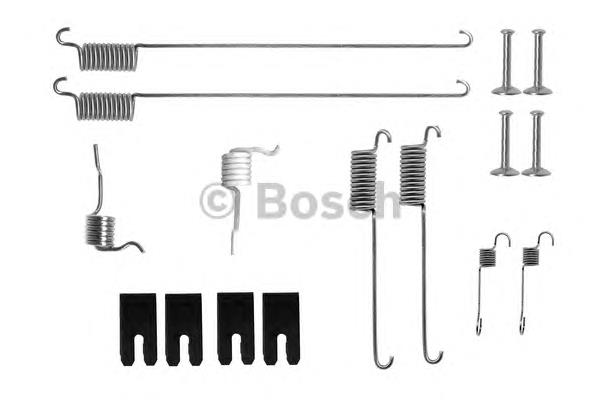 Kit de montagem das sapatas traseiras de tambor 1987475302 Bosch