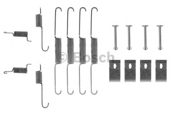 1050663 Quick Brake kit de montagem das sapatas traseiras de tambor