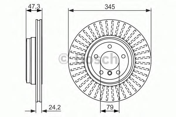 Тормозные диски 0986479585 Bosch