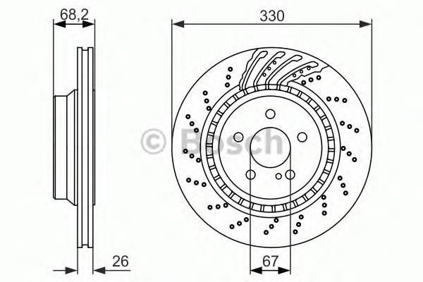 09.C502.11 Brembo disco do freio traseiro